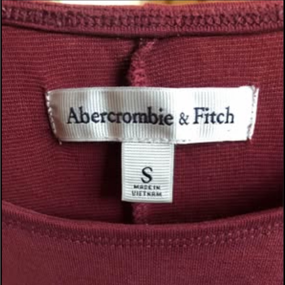 Abercrombie & Fitch burgundy wine Tank Dress